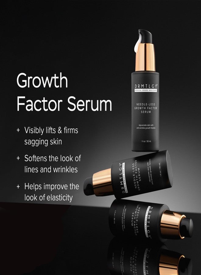 DRMTLGY Needle-less Growth Factor Serum for Face – Multi-Peptide & Hyaluronic Acid Facial Serum, Firming & Lifting, Skin Barrier Support & Wrinkle Care - Image 3